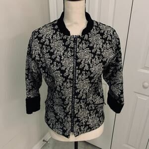 Klok Denmark Black Floral Jacket - S